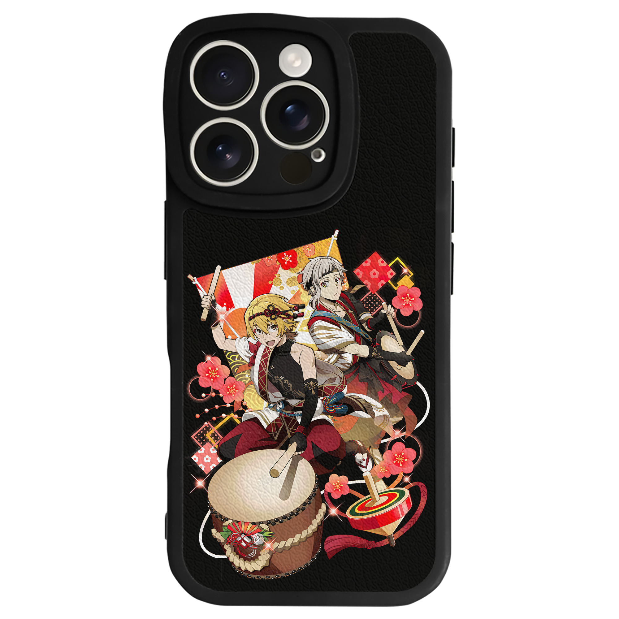（画像用） 文豪ストレイドッグス Bungo Stray Dogs 【iPhone 16シリーズ対応】シリコンスマホケース（レザー調） 材質：シリコン